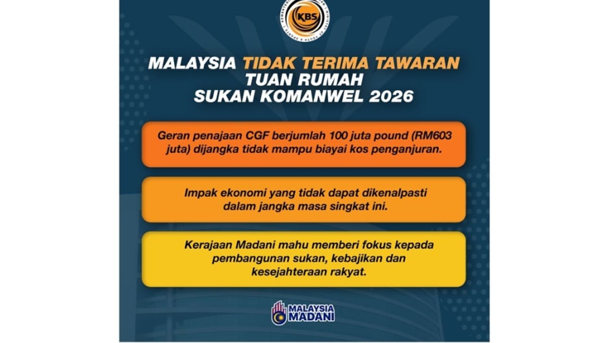 马来西亚因成本问题拒绝主办 2026 年英联邦运动会